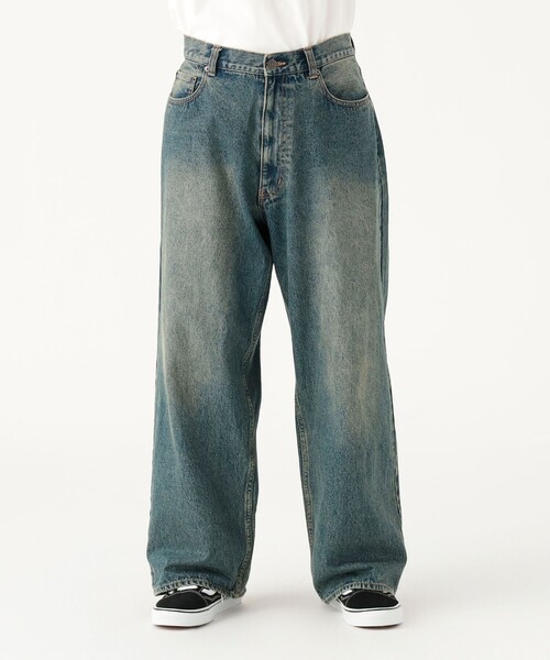 B:MING by BEAMS（ビーミングバイビームス）の「ユーズド ワイド デニム（デニムパンツ・メンズ・インディゴブルー/ブラック・XL/S/L/M）」の11枚目の写真