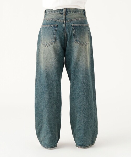 B:MING by BEAMS（ビーミングバイビームス）の「ユーズド ワイド デニム（デニムパンツ・メンズ・インディゴブルー/ブラック・XL/S/L/M）」の13枚目の写真