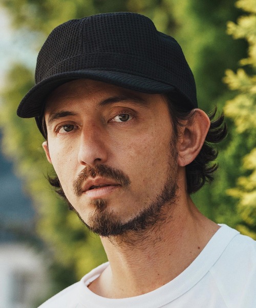 CAMBIO（カンビオ）の「mko12944- Waffle Work Cap ワッフルワークキャップ（キャップ・メンズ・カーキオリーブ/ブラック/ダークグレー/ネイビー・M/L）」の2枚目の写真