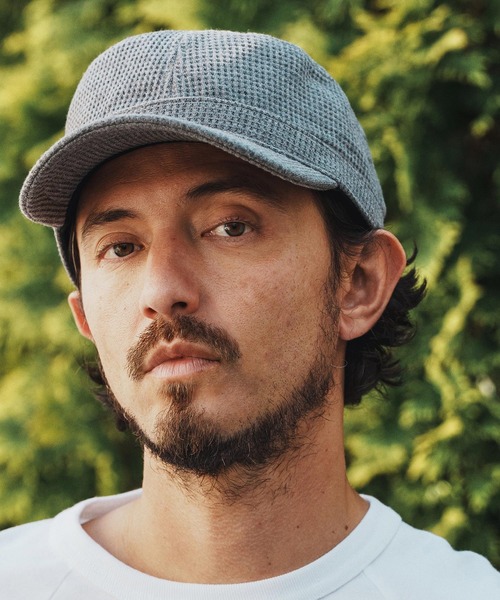 CAMBIO（カンビオ）の「mko12944- Waffle Work Cap ワッフルワークキャップ（キャップ・メンズ・カーキオリーブ/ブラック/ダークグレー/ネイビー・M/L）」の15枚目の写真