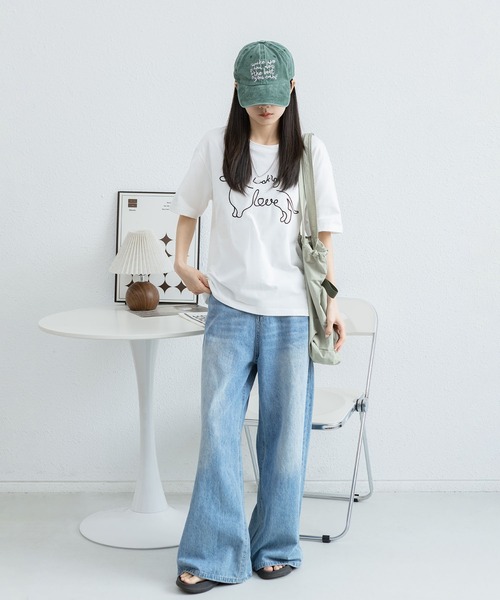 LA VORAGINE（ラ ヴォラジネ）の「ロゴ刺繍ベースボールキャップ　帽子（キャップ・レディース・ピンク/グリーン/ベージュ/モカ/ブラック・FREE）」の14枚目の写真