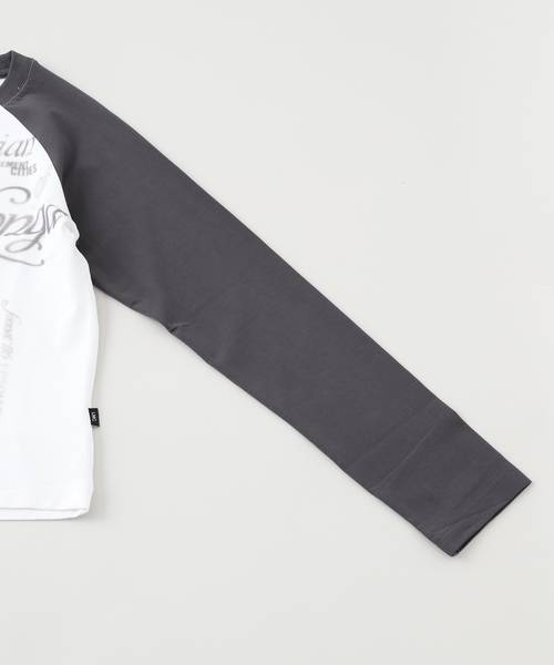 【LMC】WM GRADATION LETTERING RAGLAN LONG SLV TEE R5700 WM GRADATION LETTERING RAGLAN LONG SLV TEE brown - LMC | 60