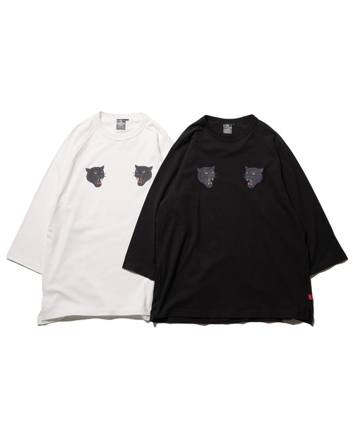 VIRGOwearworks（ヴァルゴウェアワークス）の「Black fang 3/4（Tシャツ/カットソー・メンズ・ブラック/ホワイト・2/3/4）」の3枚目の写真