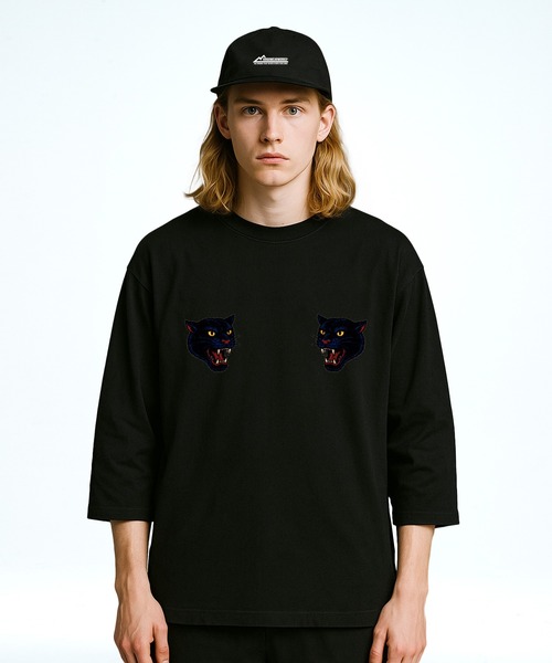 VIRGOwearworks（ヴァルゴウェアワークス）の「Black fang 3/4（Tシャツ/カットソー・メンズ・ブラック/ホワイト・2/3/4）」の5枚目の写真