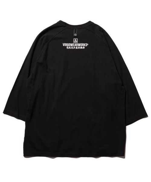 VIRGOwearworks（ヴァルゴウェアワークス）の「Black fang 3/4（Tシャツ/カットソー・メンズ・ブラック/ホワイト・2/3/4）」の4枚目の写真