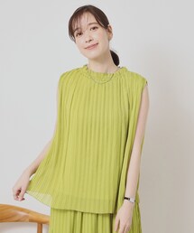 ITS'DEMO | 【手洗い可】楊柳プリーツブラウス(シャツ/ブラウス)