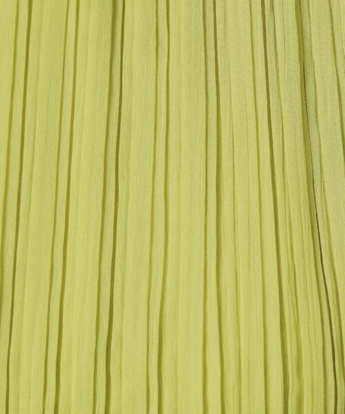 ITS'DEMO（イッツデモ）の「【手洗い可】楊柳プリーツブラウス（シャツ/ブラウス・レディース・イエロー/ブラック系/ホワイト系3/グリーン・00）」の8枚目の写真