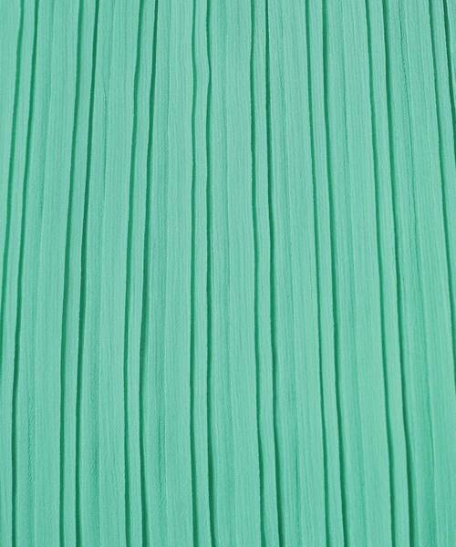 ITS'DEMO（イッツデモ）の「【手洗い可】楊柳プリーツブラウス（シャツ/ブラウス・レディース・イエロー/ブラック系/ホワイト系3/グリーン・00）」の12枚目の写真