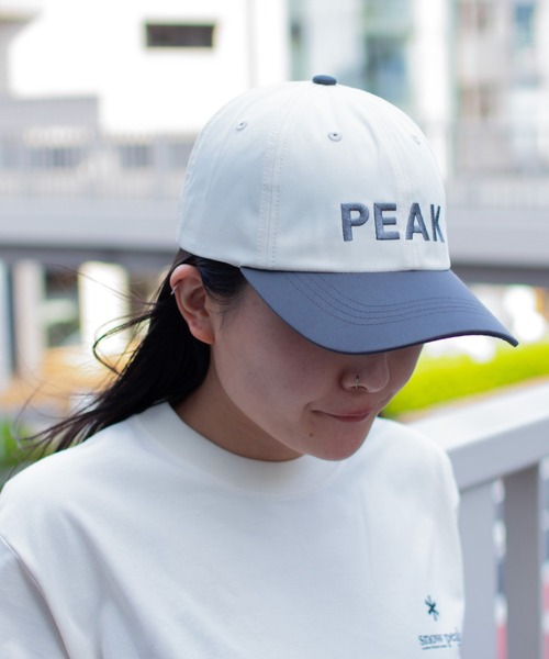 Snow Peak(スノーピーク)の「PEAK SNOW Graphic Cap / 雪峰祭2025春限定(キャップ・メンズ・ブラック/オリーブ/ベージュ/ホワイト・ONE SIZE)」の2枚目の写真