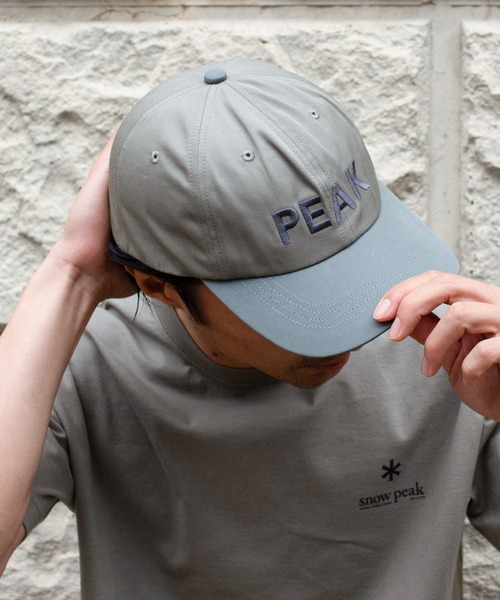 Snow Peak(スノーピーク)の「PEAK SNOW Graphic Cap / 雪峰祭2025春限定(キャップ・メンズ・ブラック/オリーブ/ベージュ/ホワイト・ONE SIZE)」の4枚目の写真