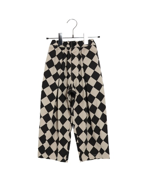 MAKE YOUR DAY（メイクユアデイ）の「総柄タックバルーンパンツ■150.160cm（その他パンツ・キッズ・オリーブ/アイボリー/ブラック/チェック/ベージュ・160/150）」の5枚目の写真