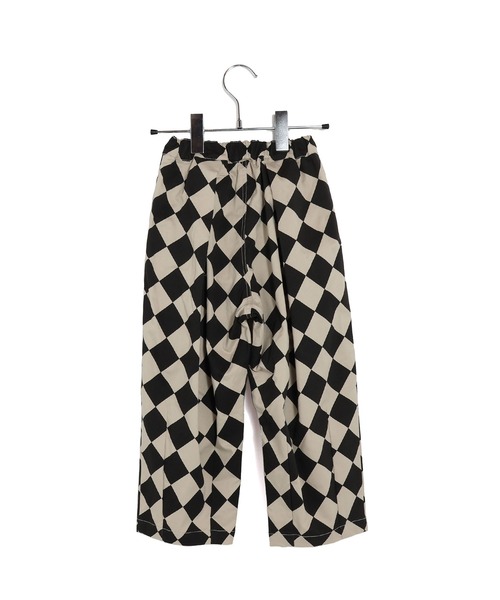 MAKE YOUR DAY（メイクユアデイ）の「総柄タックバルーンパンツ■150.160cm（その他パンツ・キッズ・オリーブ/アイボリー/ブラック/チェック/ベージュ・160/150）」の7枚目の写真