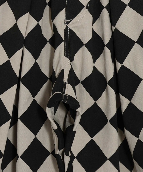 MAKE YOUR DAY（メイクユアデイ）の「総柄タックバルーンパンツ■150.160cm（その他パンツ・キッズ・オリーブ/アイボリー/ブラック/チェック/ベージュ・160/150）」の10枚目の写真