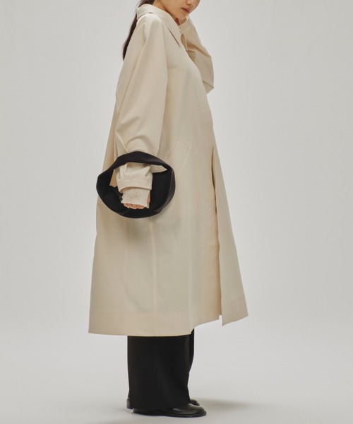 TODAYFUL（トゥデイフル）の「[TODAYFUL/トゥデイフル] ボンディング ラップ バッグ（トートバッグ・レディース・ダークブラウン/ブラック・F）」の4枚目の写真