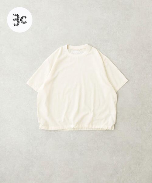 URBAN RESEARCH（アーバンリサーチ）の「『UR TECH DRYLUXE』高機能リネンTシャツ（Tシャツ/カットソー・メンズ・バーガンディー/スミクロ/ベージュ・MEDIUM/LARGE）」の3枚目の写真