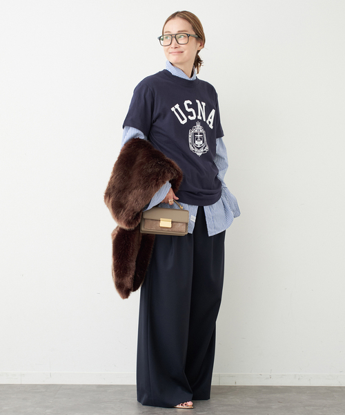 Deuxieme Classe スラックス 黒 0204124L0037 Deuxieme Classe 「Deuxieme Classe」 スラックス 34 ブラック