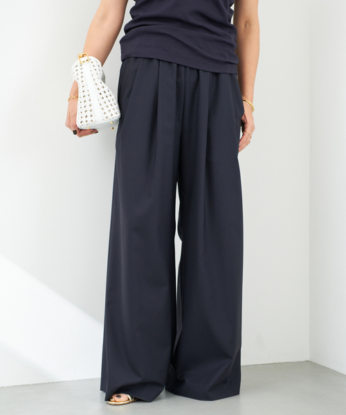 セール】追加 COOL VICTORIAN イージーパンツ（スラックス）｜Deuxieme