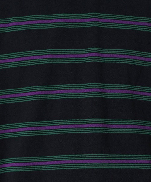 LAKOLE（ラコレ）の「アソートボーダー半袖T / 496436（Tシャツ/カットソー・メンズ・ブラック/ベージュ/ネイビー・MEDIUM/LARGE）」の12枚目の写真