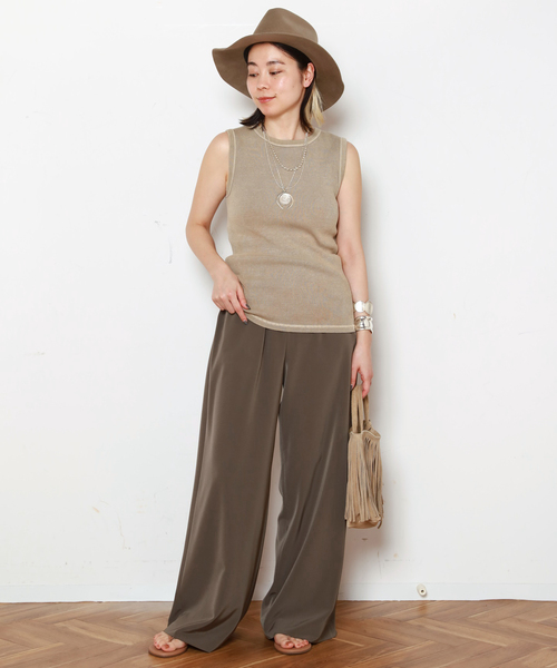 EVERYDAY I LIKE.（エヴリディアイライク）の「*Vintage N/S T-shirt（Tシャツ/カットソー・レディース・タン/ブラック系その他/ベージュ・FREE）」の4枚目の写真