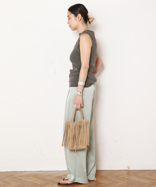 EVERYDAY I LIKE.（エヴリディアイライク）の「*Vintage N/S T-shirt（Tシャツ/カットソー・レディース・タン/ブラック系その他/ベージュ・FREE）」の8枚目の写真