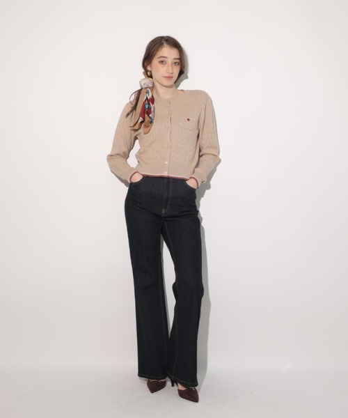 美脚セミフレアデニムパンツ（その他パンツ）｜Rirandture（リ