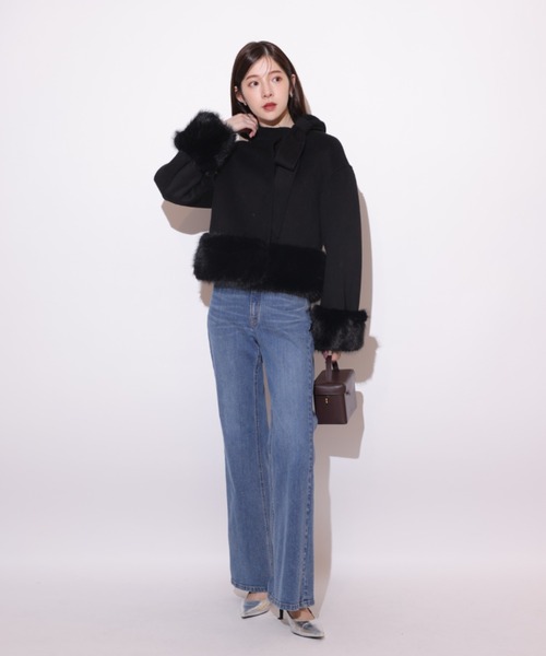 美脚セミフレアデニムパンツ（その他パンツ）｜Rirandture（リランド