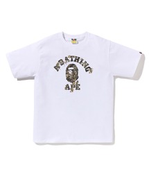A BATHING APE(AxCVOGCv)TREE EDGE CAMO COLLEGE TEE(TVc/Jbg\[)