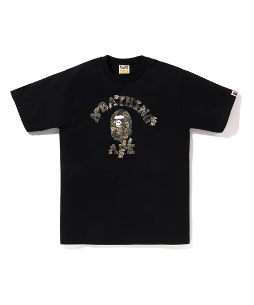 TREE EDGE CAMO COLLEGE TEE（Tシャツ/カットソー）｜A BATHING