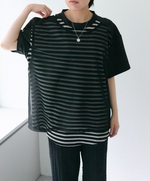 極美品✨ イアパピヨネ　ボーダーTシャツ　SUM1 STYLE スミスタイル ボーダーTシャツ【SUM1 STYLE（スミスタイル)】（Tシャツ