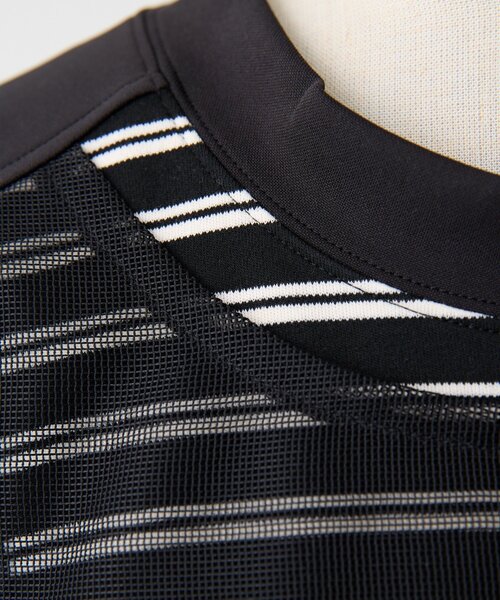 メッシュボーダーTシャツ【SUM1 STYLE】（Tシャツ/カットソー