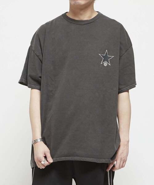 CONVERSE TOKYO（コンバーストウキョウ）の「PIGMENT DYE FLOWER LOGO TEE（Tシャツ/カットソー・レディース・ブルー/ブラック/ホワイト・SMALL/MEDIUM）」の8枚目の写真