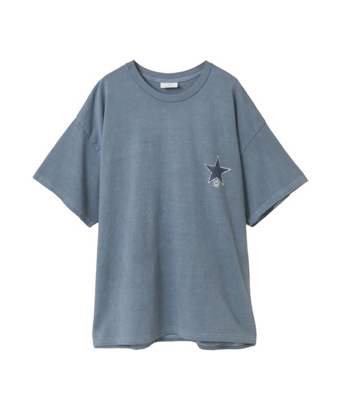 CONVERSE TOKYO（コンバーストウキョウ）の「PIGMENT DYE FLOWER LOGO TEE（Tシャツ/カットソー・レディース・ブルー/ブラック/ホワイト・SMALL/MEDIUM）」の17枚目の写真