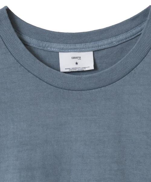 CONVERSE TOKYO（コンバーストウキョウ）の「PIGMENT DYE FLOWER LOGO TEE（Tシャツ/カットソー・レディース・ブルー/ブラック/ホワイト・SMALL/MEDIUM）」の19枚目の写真