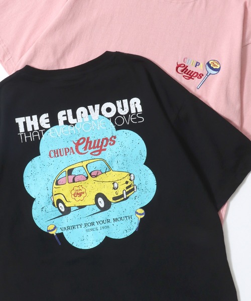 SITRY(シトリー)の「Chupa Chaps/チュッパチャプス オーバーサイズ プリント ワンポイント刺繍 ポケット 半袖Tシャツ レディース メンズ(Tシャツ/カットソー・レディース・ホワイト系その他/ホワイト/ブラック系その他/ピンク系その他/ライトピンク/ブラック/ピンク系その他2/ブルー系その他/ピンク系その他3/ブルー/ブラック系その他3/ホワイト系その他2/ホワイト系その他3/ブラック系その他2/ブルー系その他2/ピンク系その他4/ブラック系その他4/ホワイト系その他4・M/L/LL)」の7枚目の写真