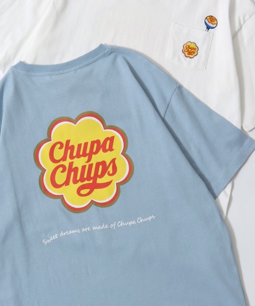 SITRY(シトリー)の「Chupa Chaps/チュッパチャプス オーバーサイズ プリント ワンポイント刺繍 ポケット 半袖Tシャツ レディース メンズ(Tシャツ/カットソー・レディース・ホワイト系その他/ホワイト/ブラック系その他/ピンク系その他/ライトピンク/ブラック/ピンク系その他2/ブルー系その他/ピンク系その他3/ブルー/ブラック系その他3/ホワイト系その他2/ホワイト系その他3/ブラック系その他2/ブルー系その他2/ピンク系その他4/ブラック系その他4/ホワイト系その他4・M/L/LL)」の12枚目の写真