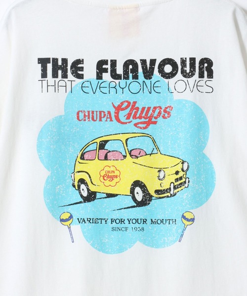 SITRY(シトリー)の「Chupa Chaps/チュッパチャプス オーバーサイズ プリント ワンポイント刺繍 ポケット 半袖Tシャツ レディース メンズ(Tシャツ/カットソー・レディース・ホワイト系その他/ホワイト/ブラック系その他/ピンク系その他/ライトピンク/ブラック/ピンク系その他2/ブルー系その他/ピンク系その他3/ブルー/ブラック系その他3/ホワイト系その他2/ホワイト系その他3/ブラック系その他2/ブルー系その他2/ピンク系その他4/ブラック系その他4/ホワイト系その他4・M/L/LL)」の21枚目の写真