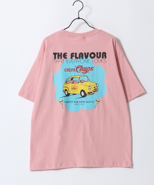 SITRY(シトリー)の「Chupa Chaps/チュッパチャプス オーバーサイズ プリント ワンポイント刺繍 ポケット 半袖Tシャツ レディース メンズ(Tシャツ/カットソー・レディース・ホワイト系その他/ホワイト/ブラック系その他/ピンク系その他/ライトピンク/ブラック/ピンク系その他2/ブルー系その他/ピンク系その他3/ブルー/ブラック系その他3/ホワイト系その他2/ホワイト系その他3/ブラック系その他2/ブルー系その他2/ピンク系その他4/ブラック系その他4/ホワイト系その他4・M/L/LL)」の22枚目の写真