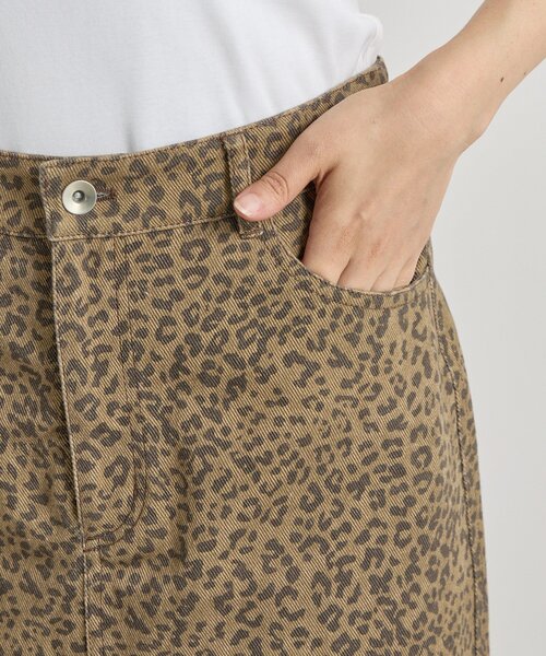 ローライズレオパードスカート（スカート）｜RIVE DROITE
