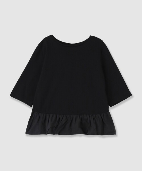 ANAYI(アナイ)の「ライトポンチペプラム5分袖プルオーバー(Tシャツ/カットソー・レディース・ホワイト/ブラック・38/36)」の17枚目の写真