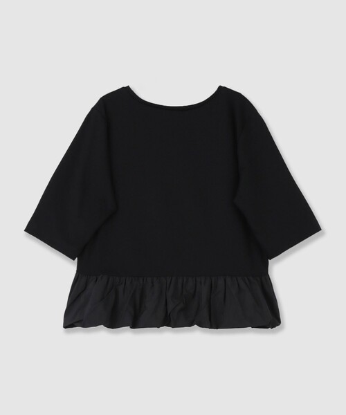 ANAYI(アナイ)の「ライトポンチペプラム5分袖プルオーバー(Tシャツ/カットソー・レディース・ホワイト/ブラック・38/36)」の18枚目の写真