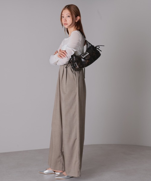 Bonjour Sagan（ボンジュールサガン）の「ヴィンテージライク サイドリボン ワンハンドルバッグ（ハンドバッグ・レディース・ブラック系その他・FREE）」の10枚目の写真