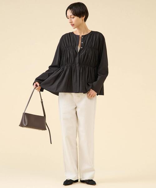 モダールシルクティアードブラウス（シャツ/ブラウス）｜martinique