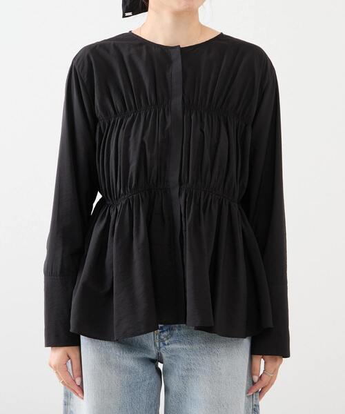 モダールシルクティアードブラウス（シャツ/ブラウス）｜martinique