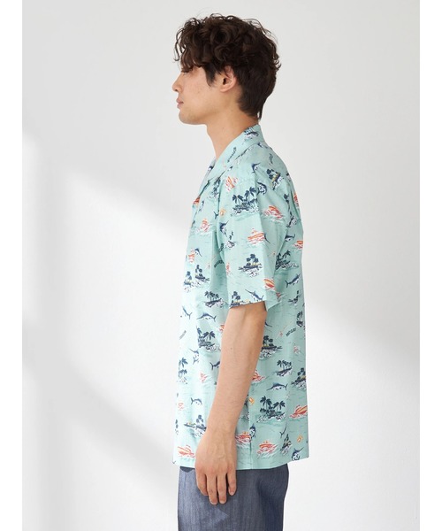McGREGOR(マックレガー)の「リゾート柄シャツ(マリン)(シャツ/ブラウス・メンズ・ネイビー/グレー系その他・L/M)」の4枚目の写真