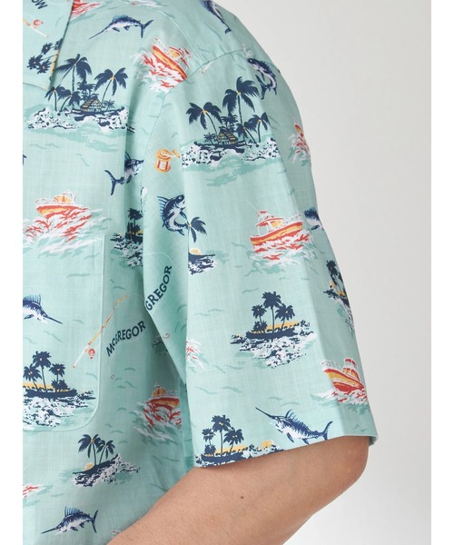McGREGOR(マックレガー)の「リゾート柄シャツ(マリン)(シャツ/ブラウス・メンズ・ネイビー/グレー系その他・L/M)」の9枚目の写真