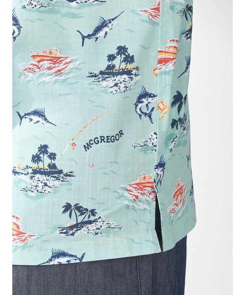 McGREGOR(マックレガー)の「リゾート柄シャツ(マリン)(シャツ/ブラウス・メンズ・ネイビー/グレー系その他・L/M)」の12枚目の写真
