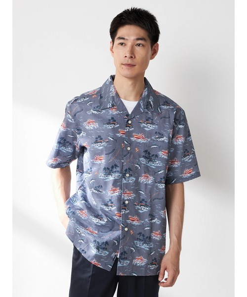 McGREGOR(マックレガー)の「リゾート柄シャツ(マリン)(シャツ/ブラウス・メンズ・ネイビー/グレー系その他・L/M)」の14枚目の写真