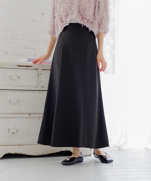 mysty woman(ミスティウーマン)の「レースアップマーメイドスカート 582377(スカート・レディース・ブラック/モカ/ダークベージュ・FREE)」の17枚目の写真