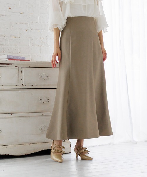 mysty woman(ミスティウーマン)の「レースアップマーメイドスカート 582377(スカート・レディース・ブラック/モカ/ダークベージュ・FREE)」の19枚目の写真