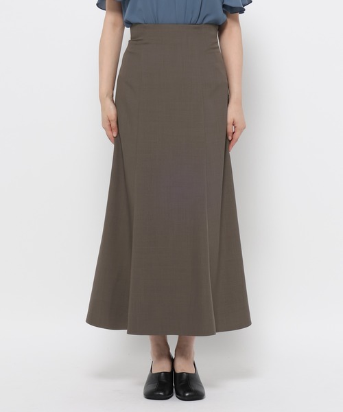 mysty woman(ミスティウーマン)の「レースアップマーメイドスカート 582377(スカート・レディース・ブラック/モカ/ダークベージュ・FREE)」の12枚目の写真